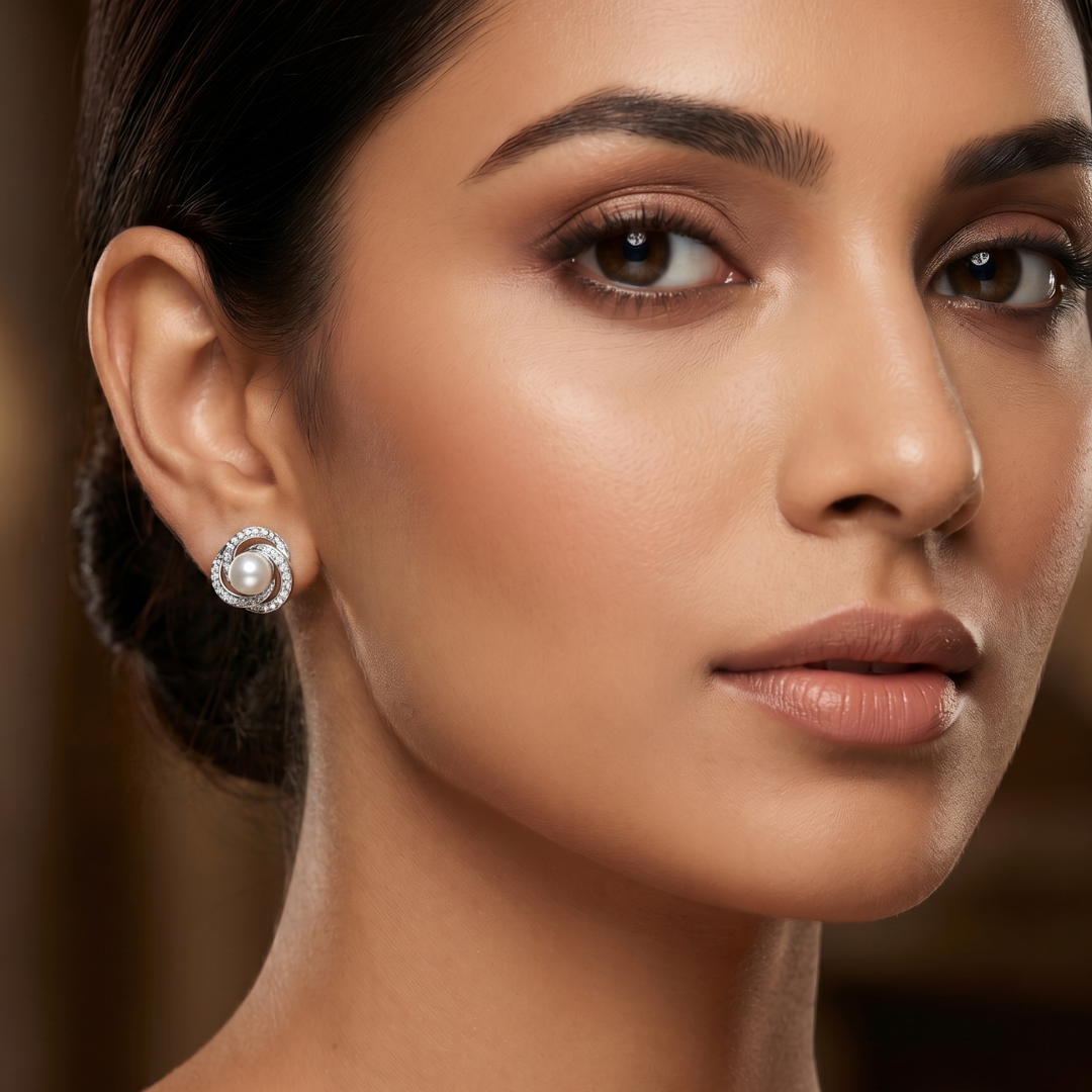 Vortex Pearl Women's Earring