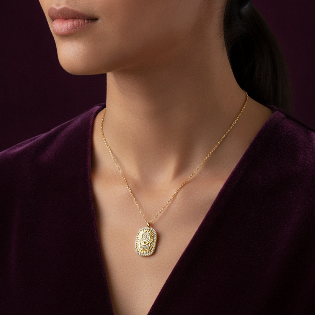 Divine Eye Sunburst Women's Necklace