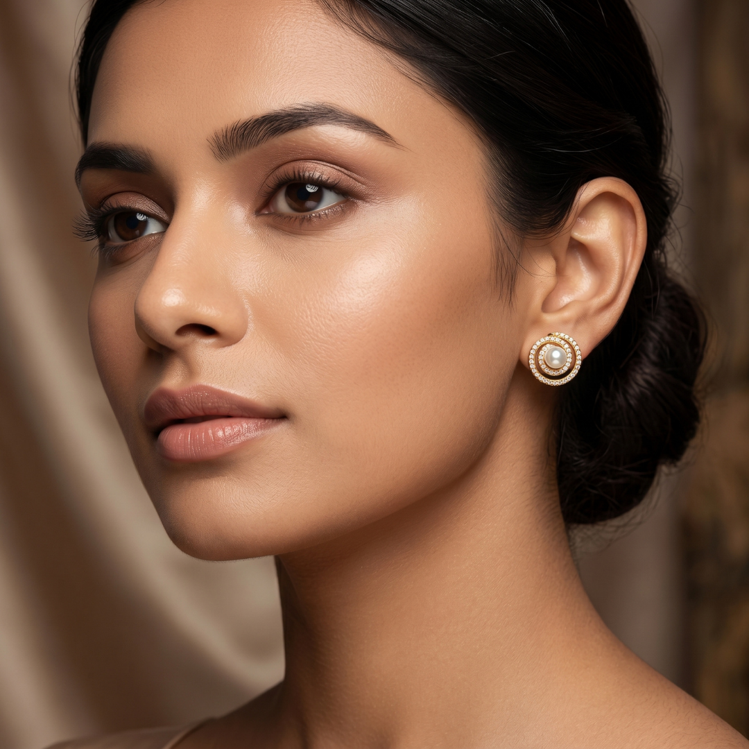 Orbit Pearl Women's Earring