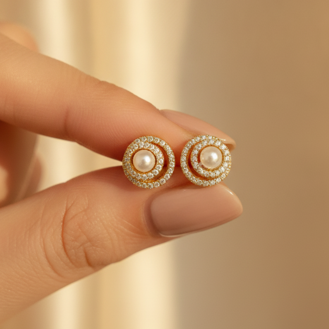 Orbit Pearl Women's Earring