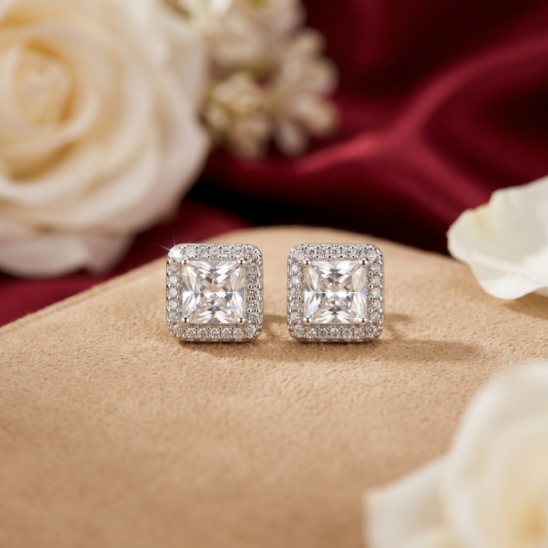 Royal Princess Halo Women's Earring
