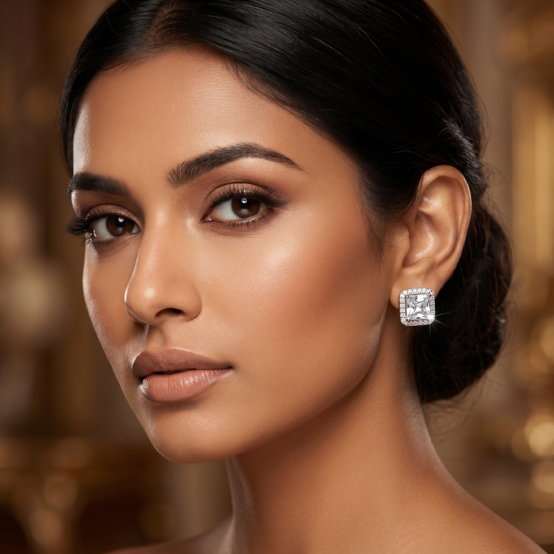 Royal Princess Halo Women's Earring