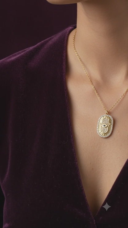 Divine Eye Sunburst Women's Necklace