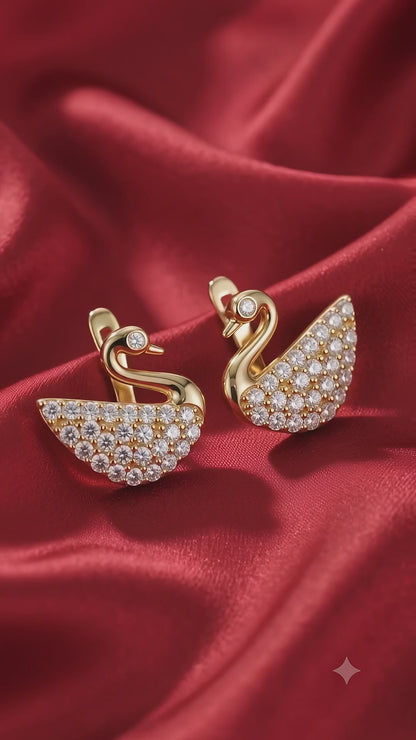 Golden Swan Women's Earring